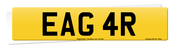 Registration number EAG 4R